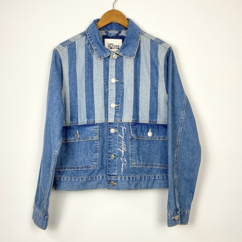 NWT Unique Vintage Tommy Hilfiger Denim Jacket